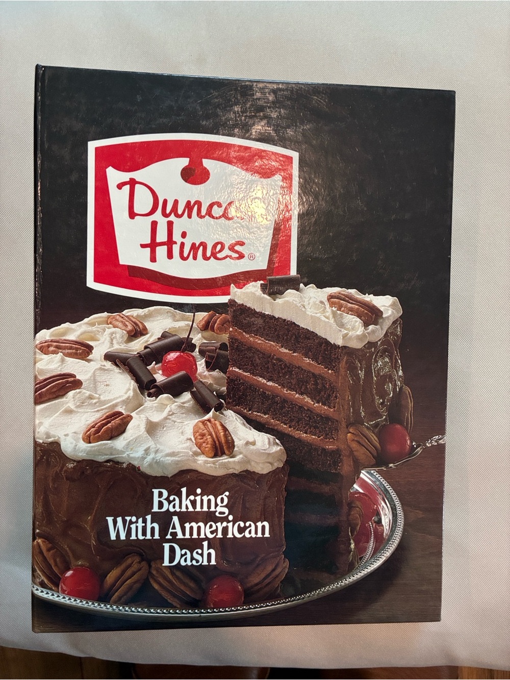 Baking With American Dash Cookbook - Brown and White